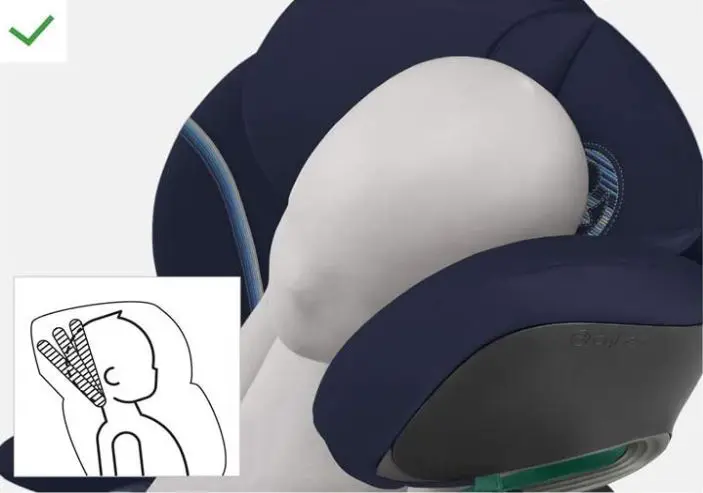 silla de coche Cybex Solution S i-Fix reposacabezas reclinable